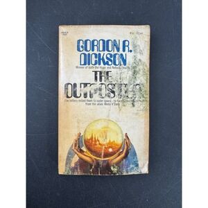 Gordon R Dickson The Outpost 1973 Science Fiction Paperback Manor Books